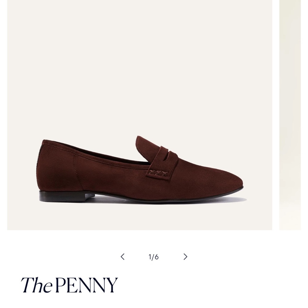 Margaux Suede Penny Loafers